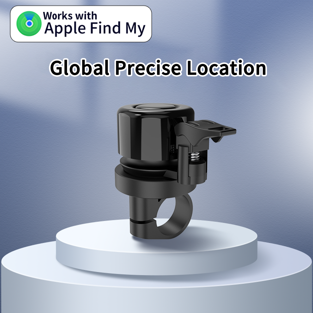 TRIWILL Smart E-Bike Bell with Find My Compatible Tracker