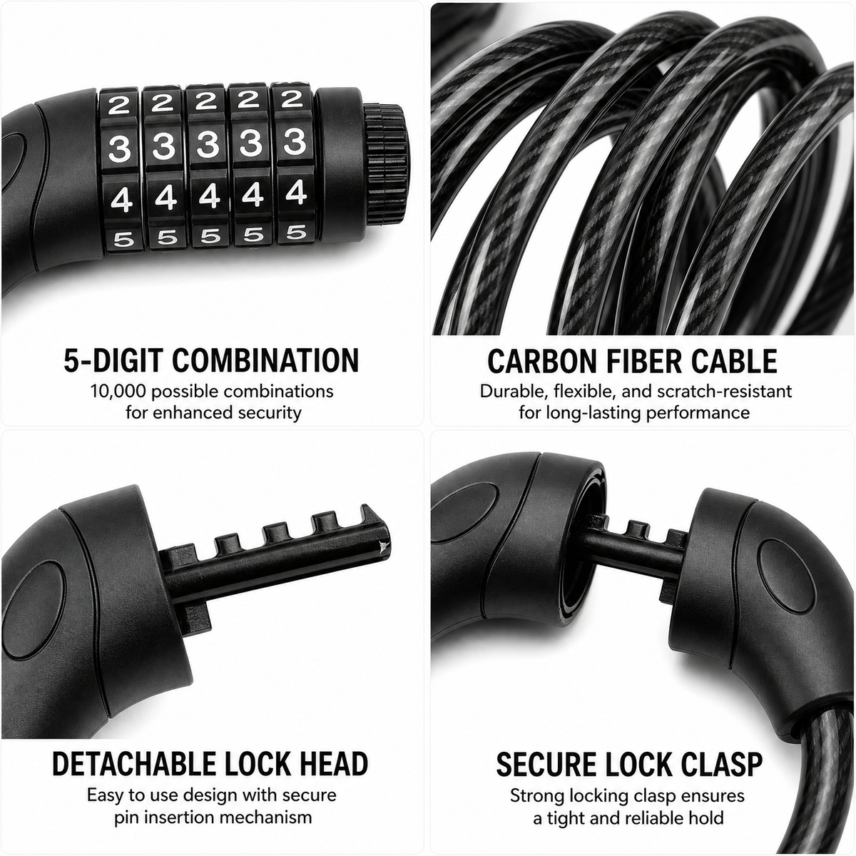 TRIWILL Long Cable Lock
