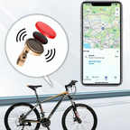TRIWILL Smart Bike Rear Reflector with Find My Compatible Tracker