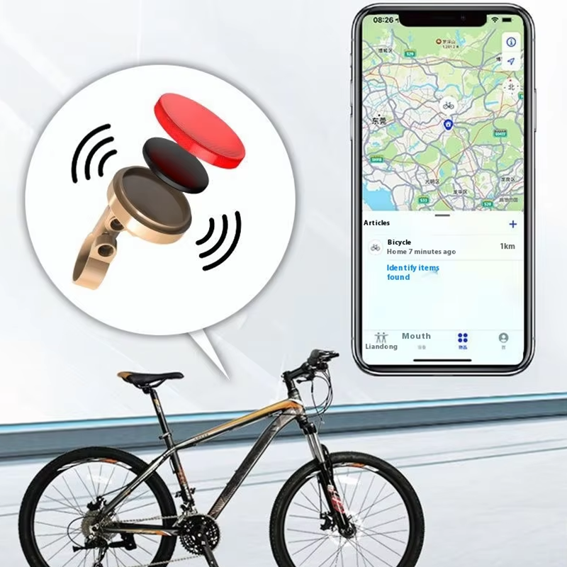 TRIWILL Smart Bike Rear Reflector with Find My Compatible Tracker